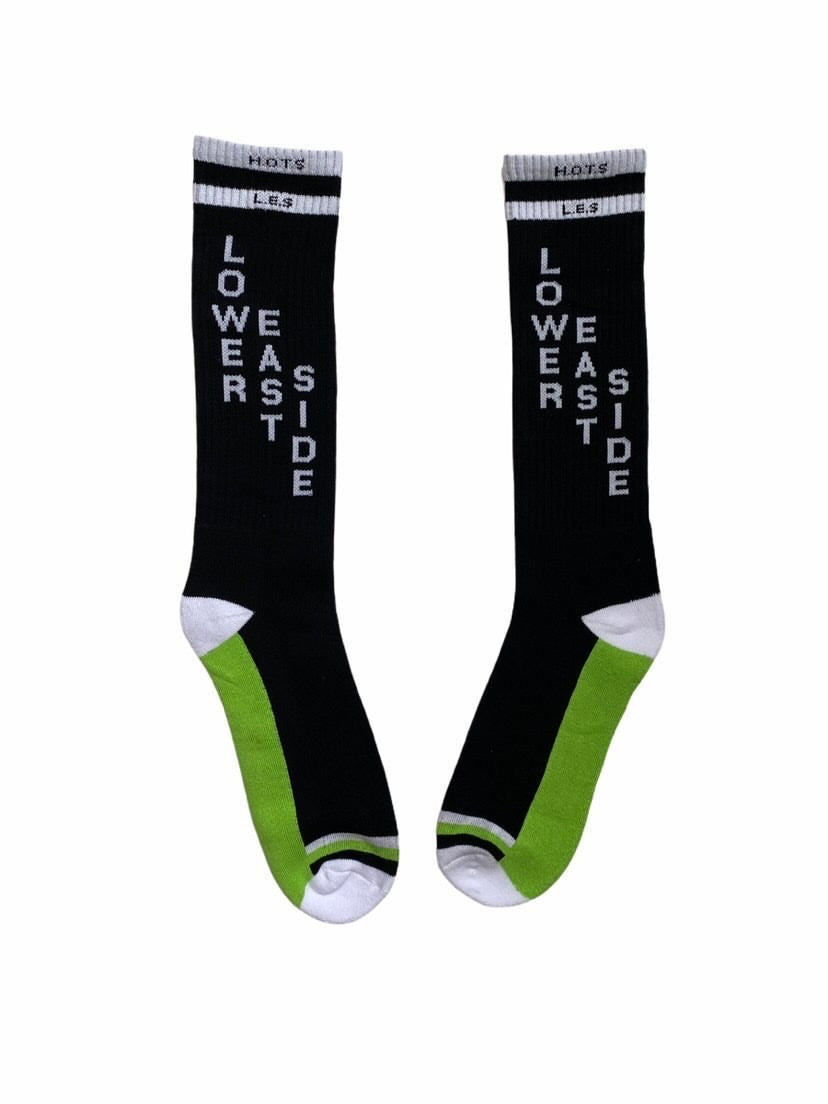 H.O.T.S  L.E.S ( Lower East Side) Socks